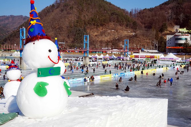 Korea Winter Ice Fishing Festival (Pyeongchang Trout Festival Tent Ice Fishing)