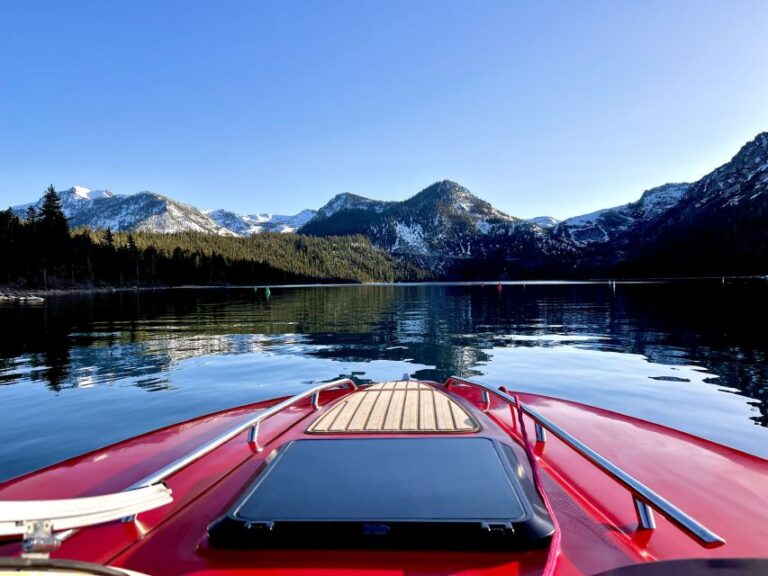 Lake Tahoe: 2-Hour Private Boat Trip With Captain