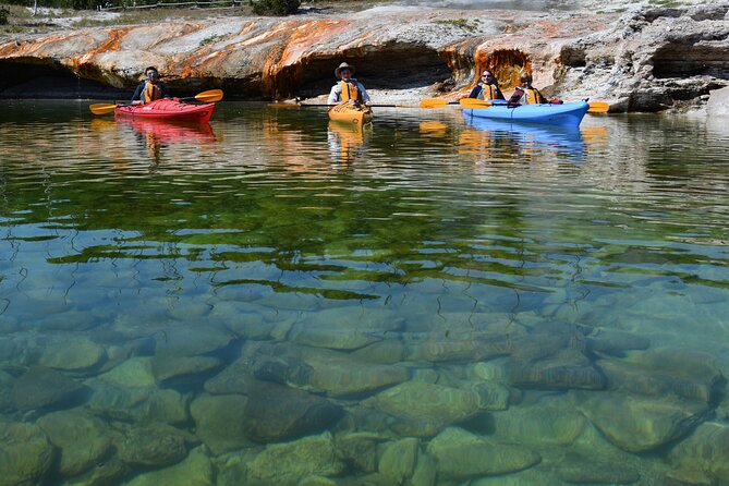 Lake Yellowstone Half Day Kayak Tours Past Geothermal Features - Gear and Meeting Point