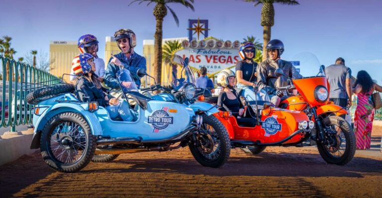 Las Vegas: Private Sidecar Motorcycle Tour of Vegas Strip