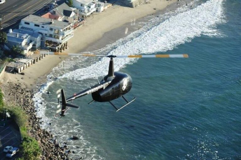 Los Angeles: 15 Minutes Helicopter Tour of the Coastline