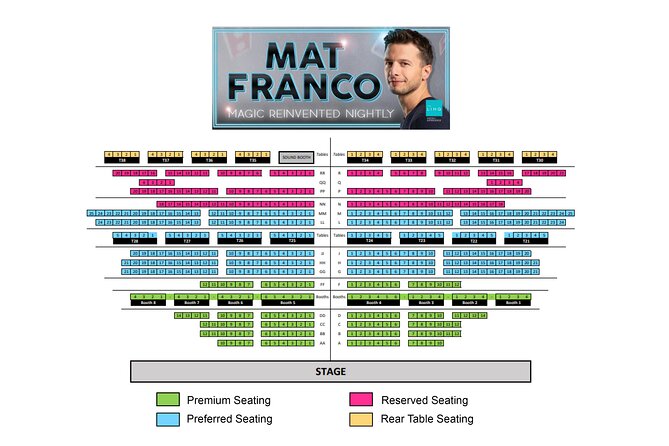 Mat Franco Magic Reinvented Nightly at the LINQ Hotel and Casino - Booking and Ticket Information