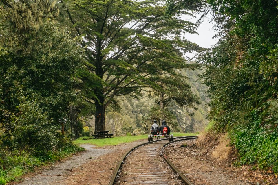 Mendocino County: Pudding Creek Railbikes - Booking Information