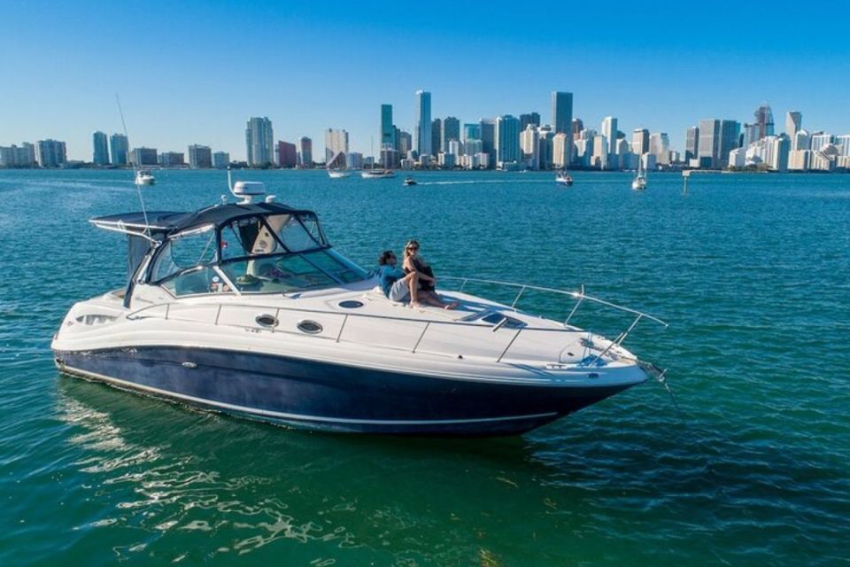 Miami: 37-Foot Sundancer Boat Rental