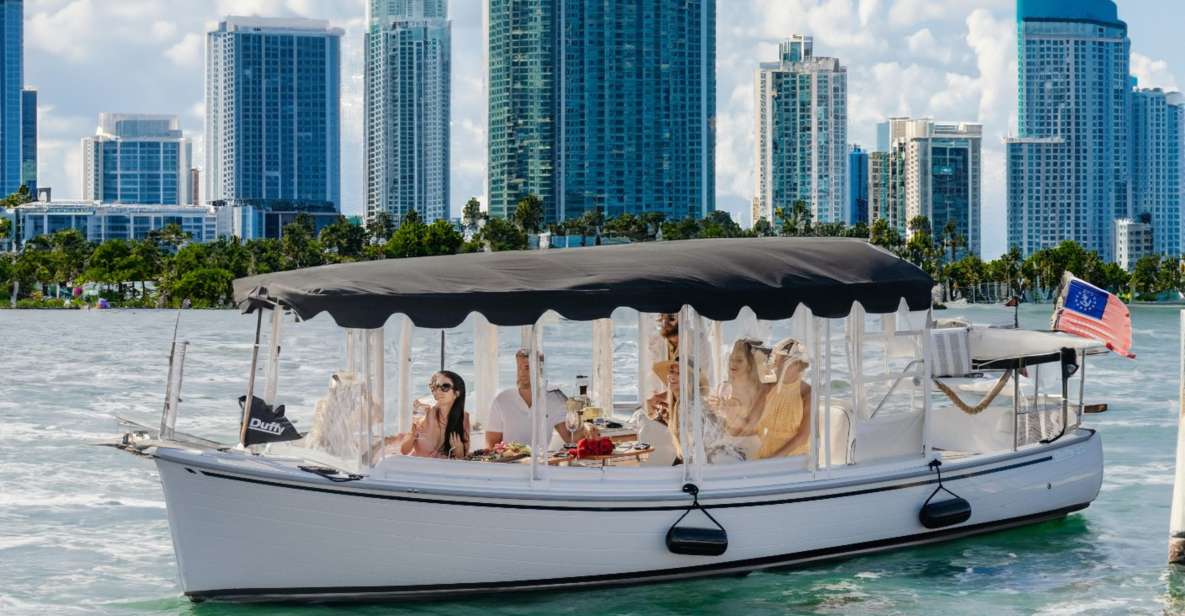 Miami: Luxury E-Boat Cruise With Wine and Charcuterie Board - Booking Details and Flexibility