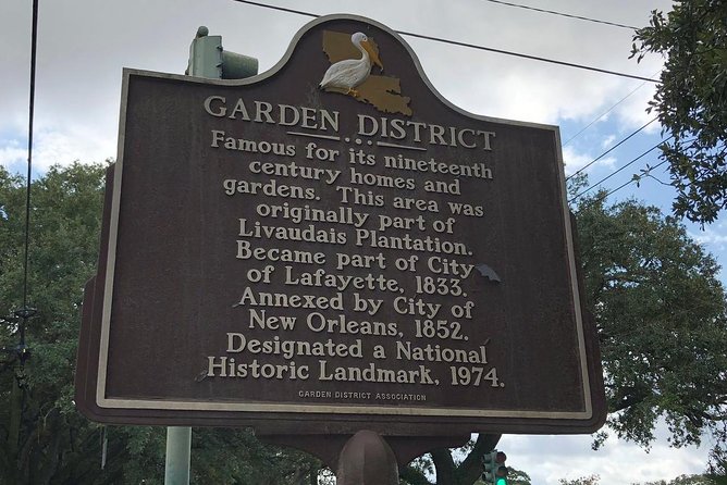 New Orleans Homes of the Rich and Famous Tour of the Garden District - Tour Duration and Starting Point
