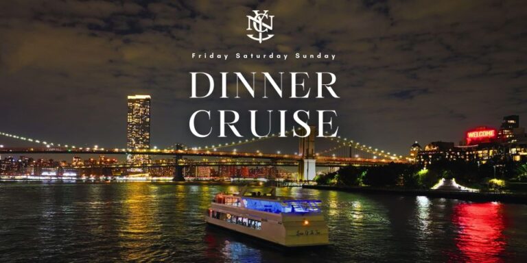 NYC: 3-Hour Dinner Cruise on a Luxurious Boat