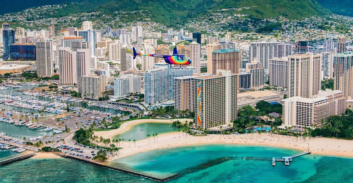 Oahu: Waikiki 20-Minute Doors On / Doors Off Helicopter Tour