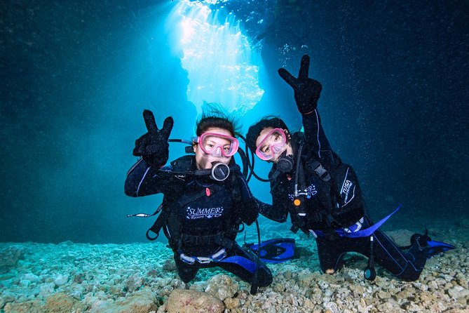 Onna Village: Blue Cave Diving and Banana Boat Small Group Tour  – Onna-son