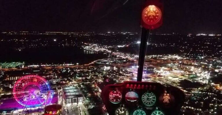 Orlando: Theme Parks at Night Helicopter Flight