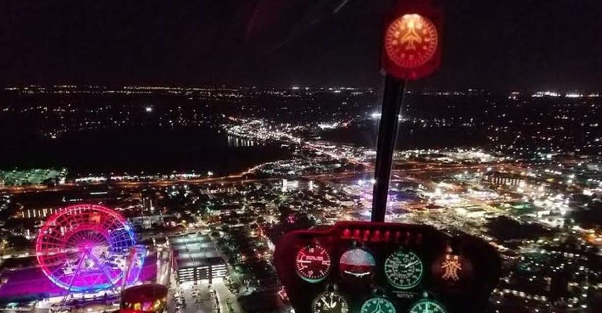 Orlando: Theme Parks at Night Helicopter Flight - Booking Information