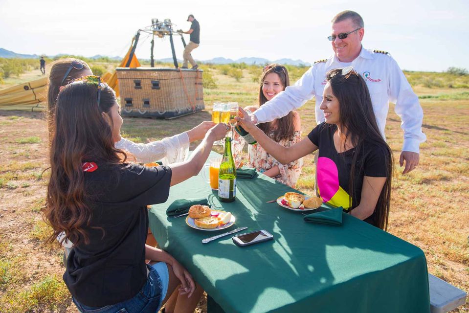 Phoenix: Hot Air Balloon Ride With Champagne and Catering - Highlights of the Activity