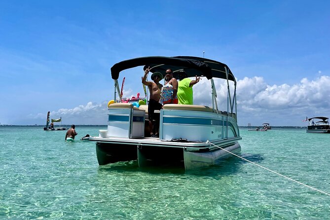 Private Crab Island Pontoon Charter With Inflatables - Booking and Pricing Information