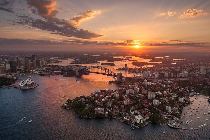 Private Sunset Helicopter Flight Over Sydney & Beaches for 2 or 3 - 30 Minutes - Departure and Logistics Information