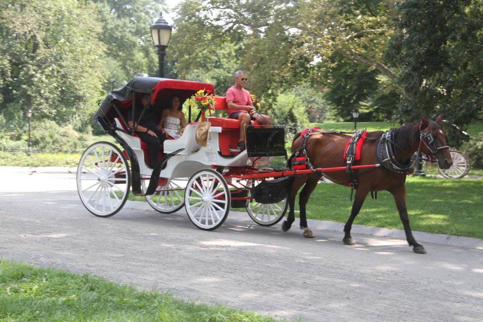 Romantic/Proposal Central Park Carriage Tour Up to 4 Adults - Tour Highlights