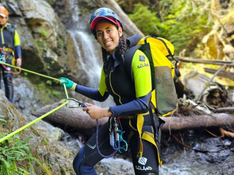 Seattle: Waterfall Canyoning Adventure Photo Package!