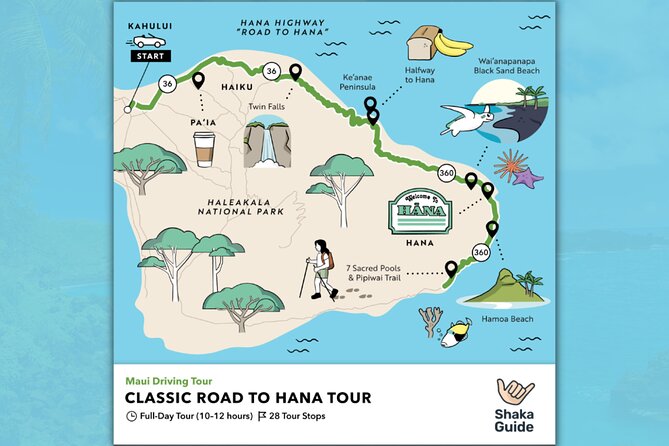 Shaka Guide Maui "Classic" Road to Hana Audio Driving Tour - Tour Highlights