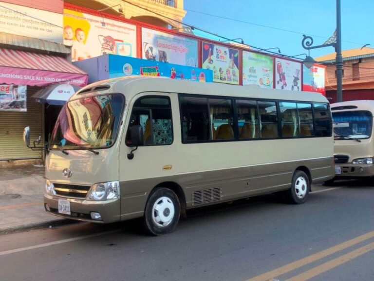 Siem Reap City to Siem Reap Angkor Airport by Shuttle Bus
