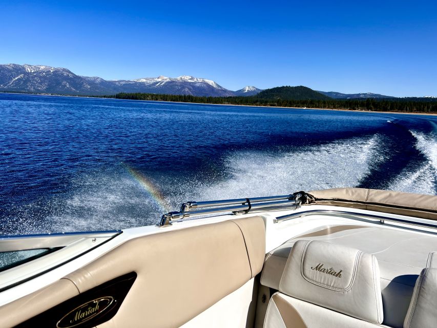 South Lake Tahoe: Private Guided Boat Tour 2 Hours