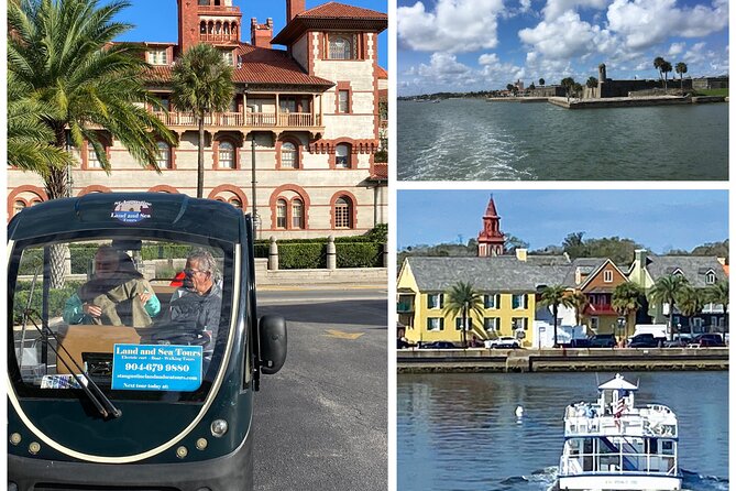 St Augustine Boat and Golf Cart Tour - Inclusions in the Tour Package