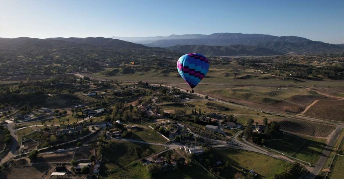 Temecula: Private Hot Air Balloon Ride at Sunrise - Location & Logistics
