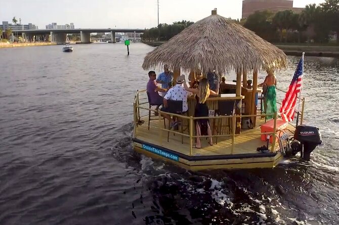 Tiki Boat - Downtown Tampa - The Only Authentic Floating Tiki Bar - Unique Floating Tiki Bar Experience