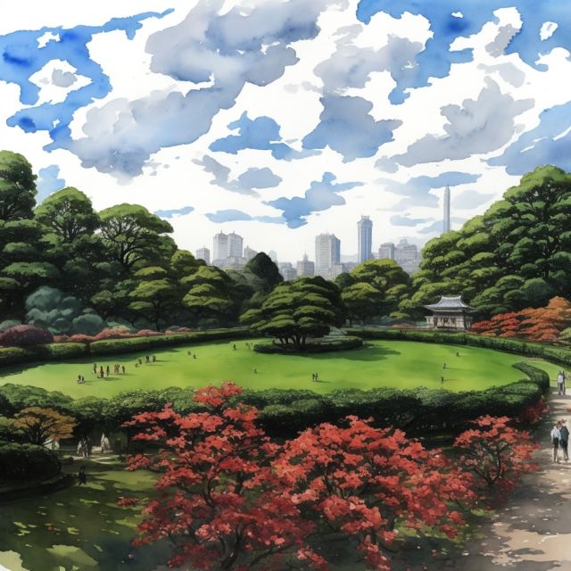 Tokyo: Shinjuku Gyoen National Garden Audio Guide App