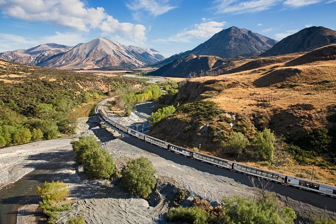 TranzAlpine Train Journey: Christchurch to Greymouth - Scenic Route Overview
