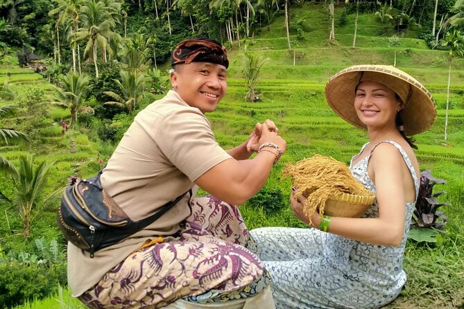 Ubud Rice Terrace Temple and Waterfall Private Guided Tour - Itinerary Overview
