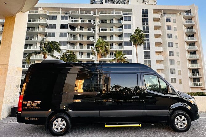 VAN Mia Airport or Hotels to Miami Port or Hotels Up to 14pax