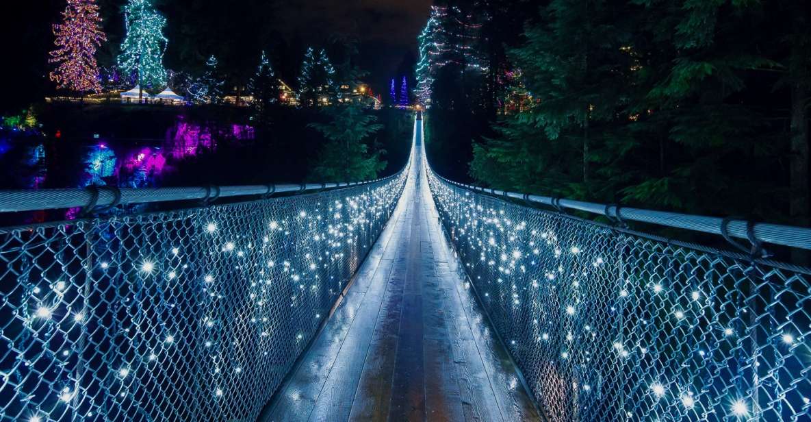 Vancouver and Capilano Suspension Bridge Canyon Lights - Tour Overview