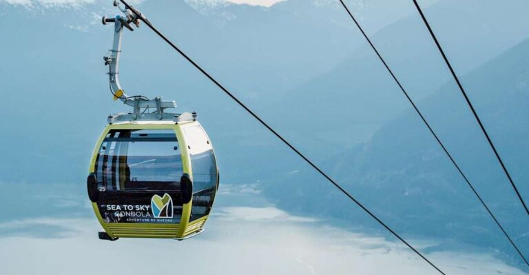Vancouver: Sea to Sky Gondola and Whistler Private Day Trip