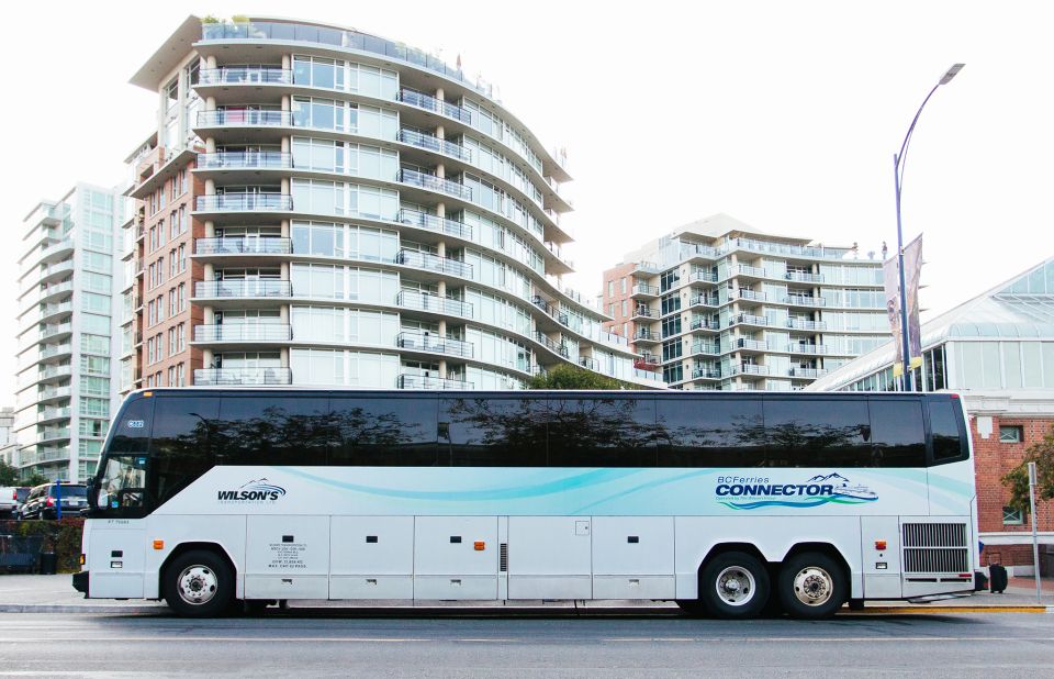 Victoria to Vancouver Ferry With Bus Transfer