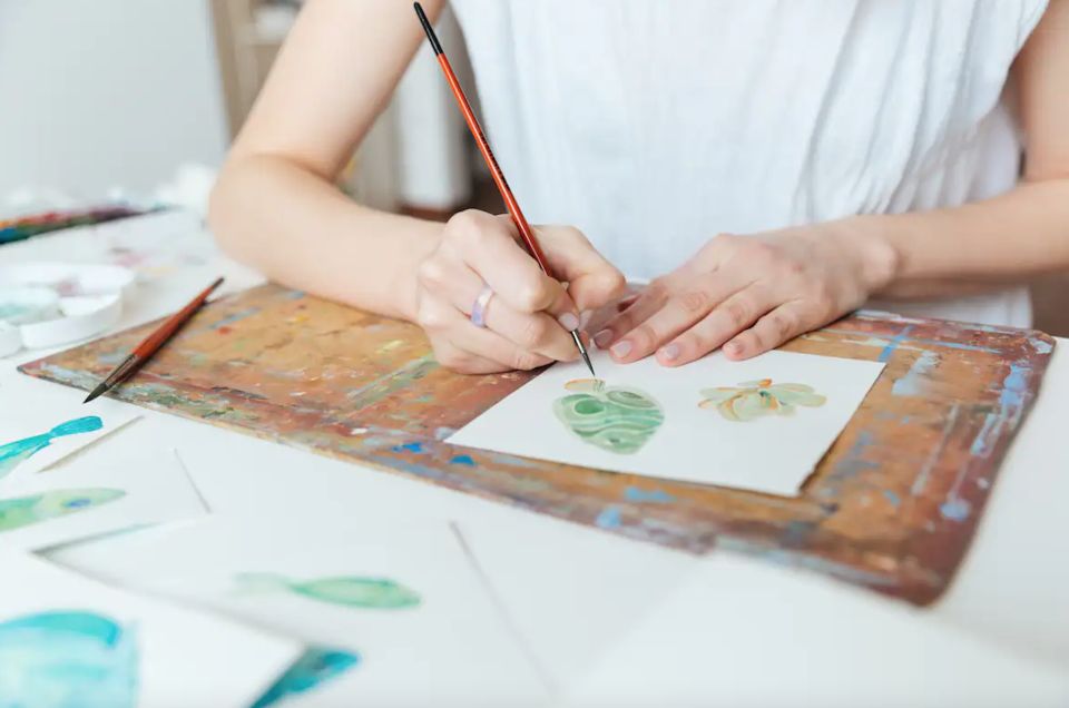 Watercolor Class With a View of Sugarloaf Mountain