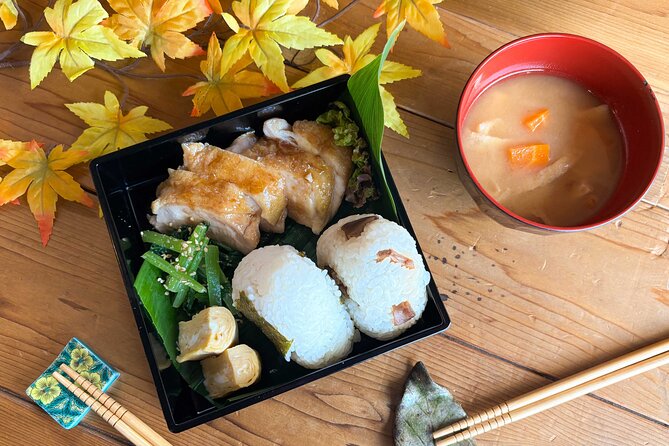 World Famous Dish Teriyaki Chicken Bento With Onigiri - History of Onigiri