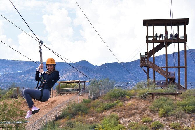 Zip Line Tour at Out of Africa Wildlife Park in Sedona,Camp Verde - Booking Details