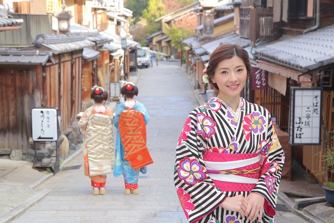 3 Minutes Walk to Kiyomizu Temple in Kyoto. You Can Explore Tourist Spots and Streets in a Yukata or Kimono Plan for a Day (Return by 5 Pm) - Yukata or Kimono Rental Details