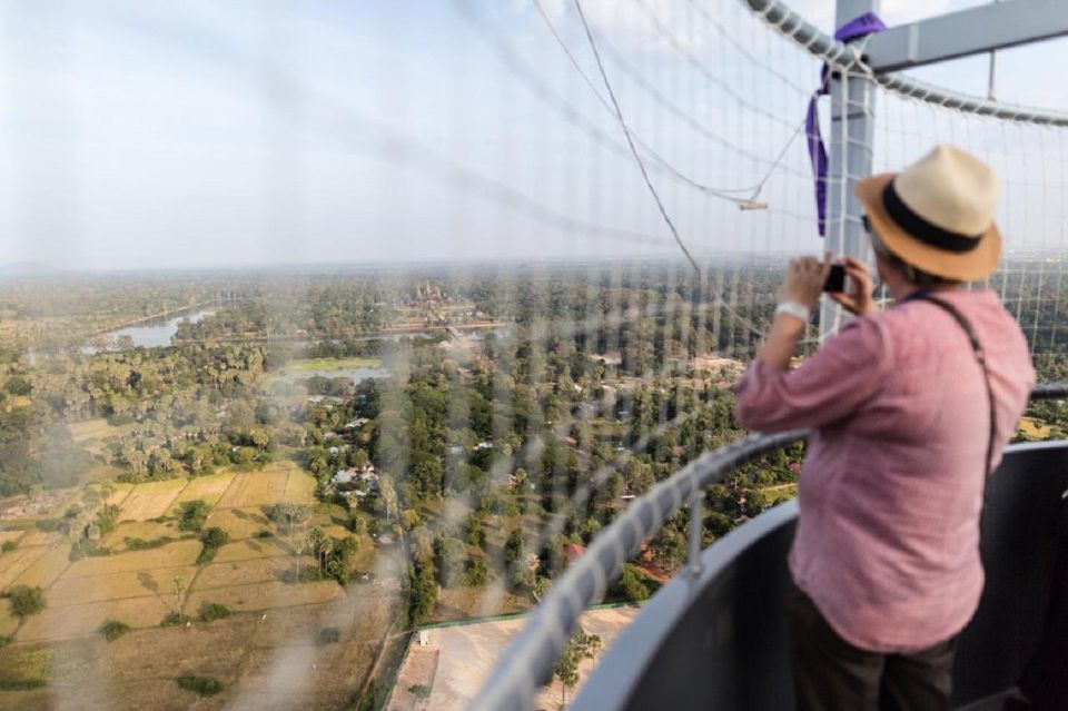 Angkor Balloon Sunrise or Sunset Ride and Pick Up/Drop off - Highlights