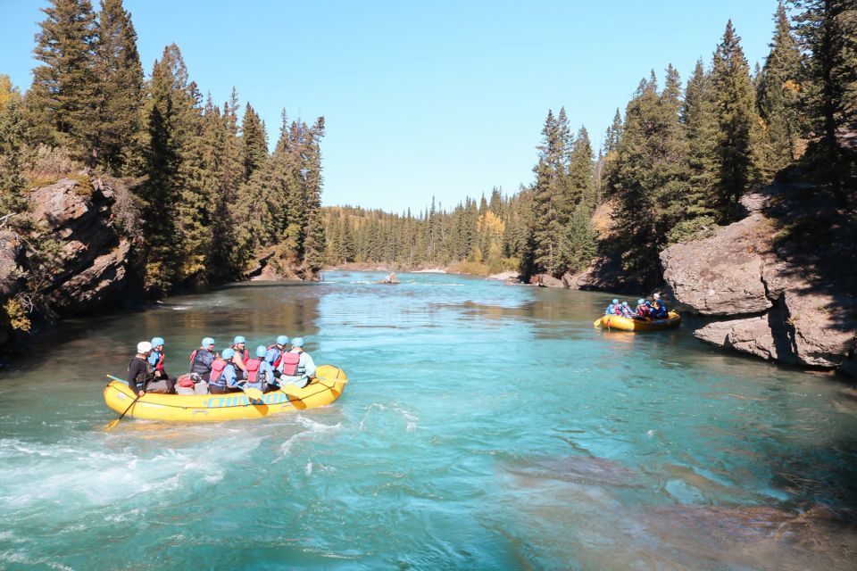 Banff: Afternoon Kananaskis River Whitewater Rafting Tour - Booking Information