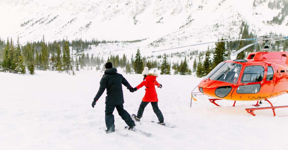 Banff/Jasper: Canadian Rockies Helicopter & Snowshoe Tour - Experience Highlights