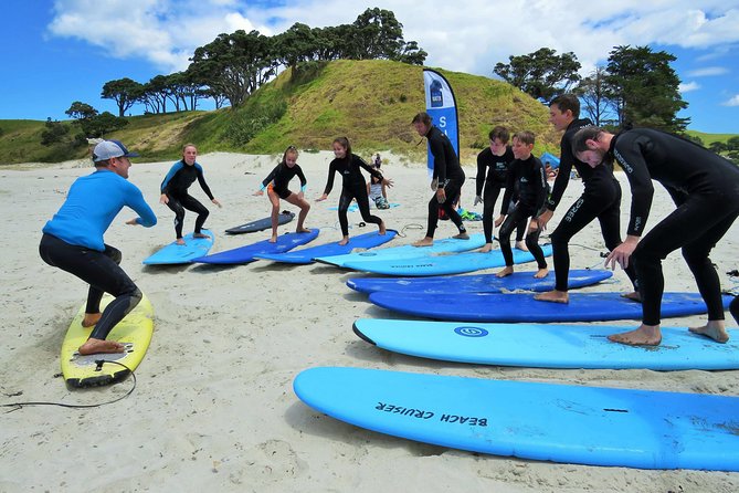 Beginner Surf Lesson at Te Arai Beach - Lesson Inclusions and Equipment