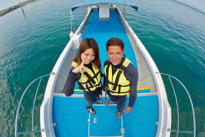 Blue Cave Snorkel & Banana Boat by Boat - Snorkel Equipment and Feeding