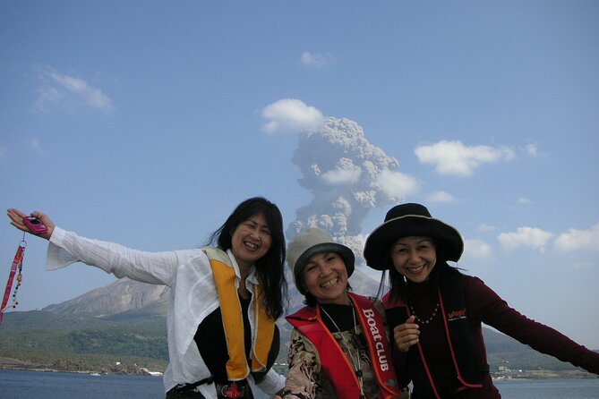 Boat Cruising in Front of the Active Volcano Sakurajima - Safety Measures and Guided Tours