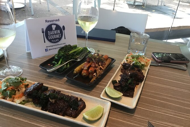 Darwin Gourmet Dinner Tasting Tour Tuesday to Saturday - Sample Menu Offerings