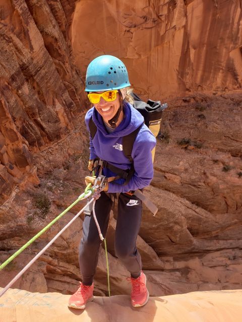 From Moab: Half-Day Zig Zag Canyon Canyoneering Experience - Experience the Thrill of Rappelling