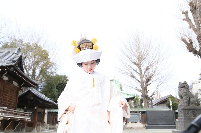 Kimono Wedding Photo Shot in Shrine Ceremony and Garden - Shrine Ceremony Venue