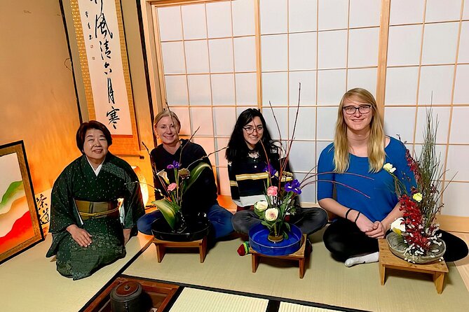 KYOTO Tea Ceremony With Japanese Flower Arrangement IKEBANA - Instructor Guidance and Techniques