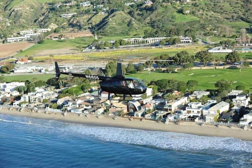 Los Angeles: 15 Minutes Helicopter Tour of the Coastline - Highlights of the Helicopter Tour