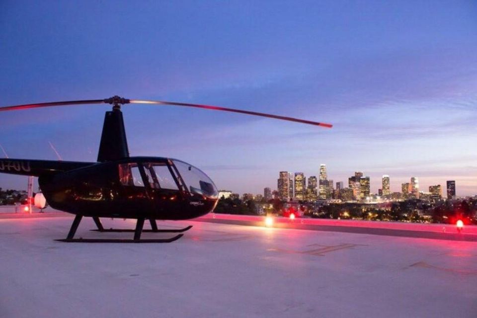 Los Angeles: 15 Minutes Hollywood Celebrity Helicopter Tour - Inclusions and Language Information