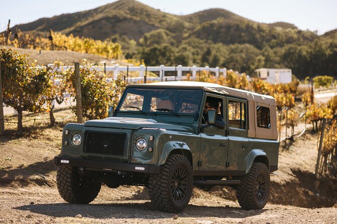 Los Angeles: Private 4x4 Vineyard Tour in Malibu - Inclusions Provided